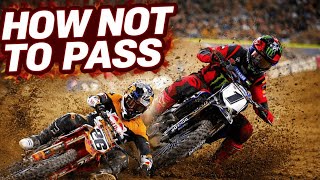 Detroit Supercross: How NOT to pass!