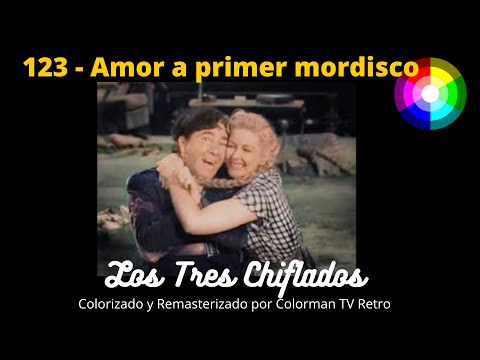 123 Los Tres Chiflados, Amor a primer mordisco- 1950(Audio Latino) REMASTERIZADO