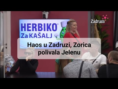 Haos u zadruzi, Zorica polivala Jelenu Golubović