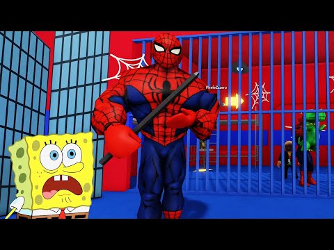 Sundjer Bob - SPAJDERMENOV ZATVOR - Sundjer Bob na srpskom ROBLOX