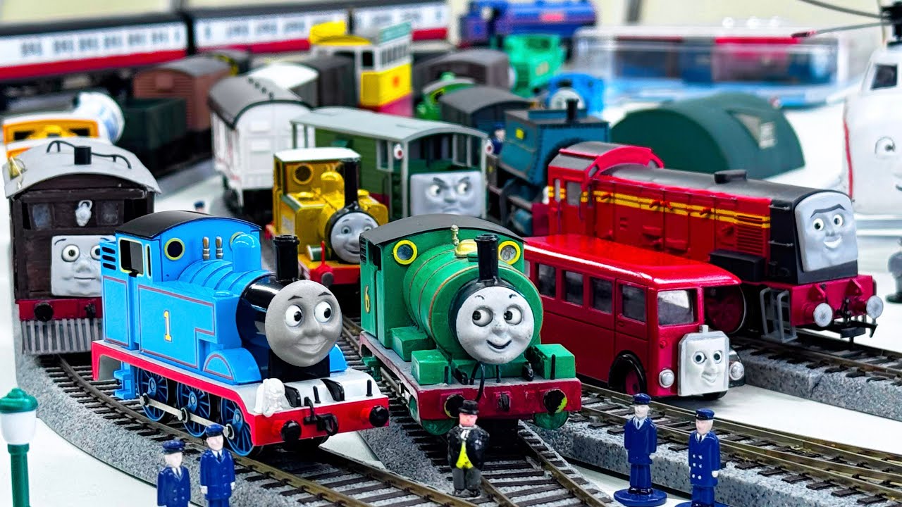 トーマス㊙️イベント【特別公開ッ!!】自作模型が大爆走！「ちいさなきかんしゃてんらんかい」に潜入！【カメラカー走行🎥】