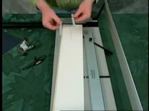 Logan 703 Artist's V-Groover: Usage video by ArtistSupplySource.com