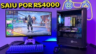 Ele tinha R$ 4.000 e queria um PCzão... Olha o que montamos!