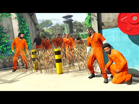 GTA 5 - ESCAPE PRISON in a ZOMBIE Outbreak! (Apocalypse)