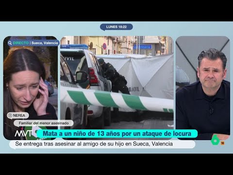 Una familiar del menor asesinado en Sueca: "Era buen chiquillo, no se lo merecía" - Más Vale Tarde