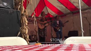 Stone Cupid at war Memorial Friday 10-9-15