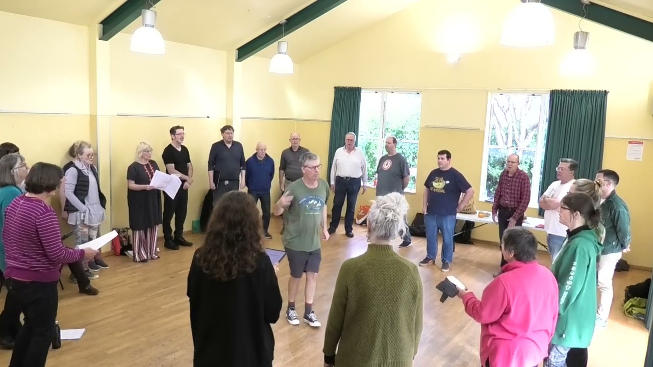 Slice of Heaven- Rehearsal - at Island Bay hall 13 August 2023