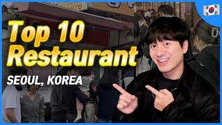 Food recommendation in Seoul 2023 (10 Restaurants) | Korea Travel Tips