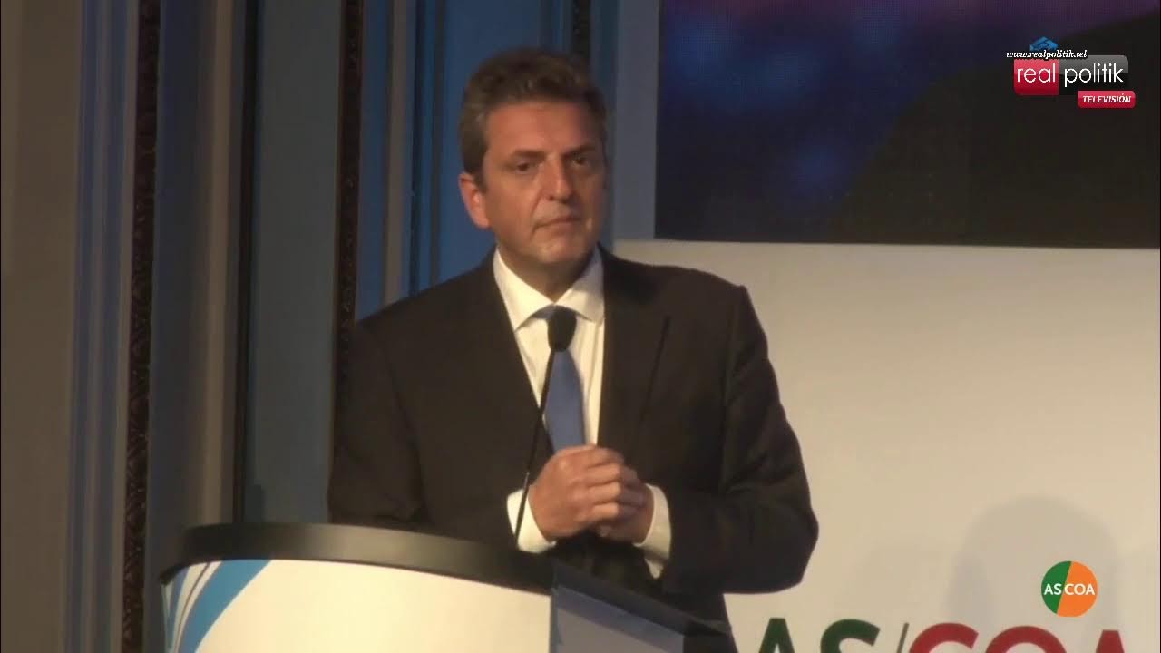 Sergio Massa: "Nuestra responsabilidad es garantizar la paz social y el orden macro"