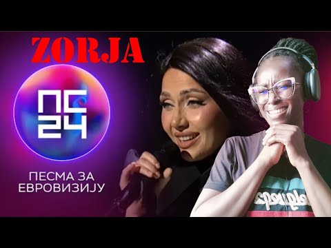 FIRST TIME  LISTENING TO ZORJA - LIK U OGLEDALU (POLUFINALE 1) PZE24 FIRST TIME REACTION