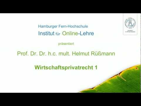 WPR1 (BGB AT) - 80/252 - Der Vertrag - Antrag und Annahme