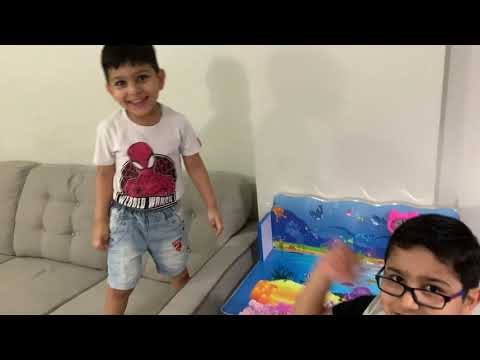 Floor is Lava with Prasanjeet and Kuljeet.#Funathome #kidseducation #Playathome #indoorgame #Brother