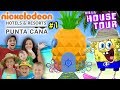 SPONGEBOB HOUSE TOUR in REAL LIFE! Nickelodeon Suites Resort Pineapple Villa w/ FV Family