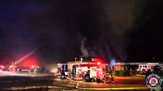 preview picture of video 'Large Dollar General Fire in Shreveport'