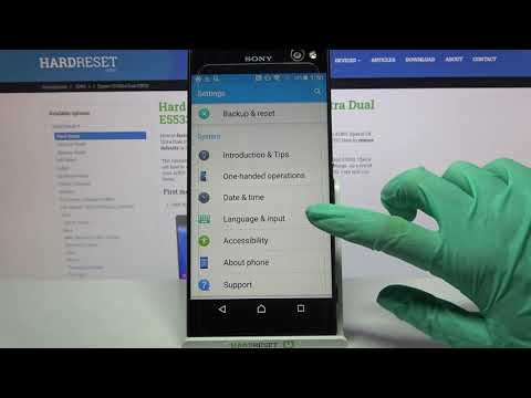 How to Change Keyboard Theme in SONY Xperia C5 Ultra- Refresh Keyboard Theme