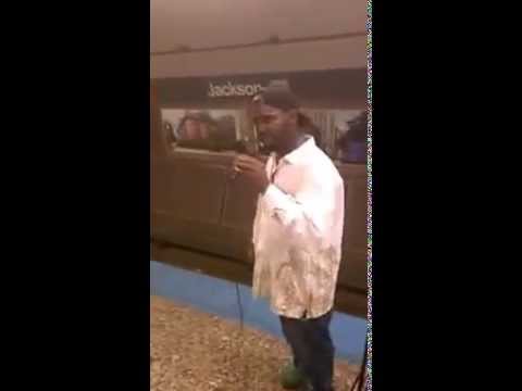 Homeless guy on subway - sick flow