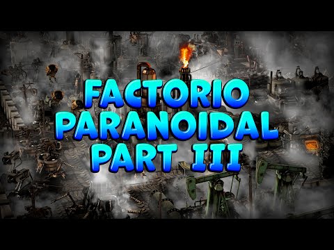 Первый поезд? Factorio Paranoidal