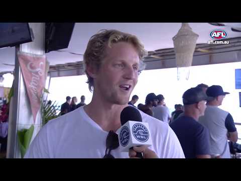 Surfer Sloane meets Mick Fanning