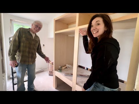 DIY Custom Laundry Room Cabinets for my (future) Stackable Washer/Dryer!!