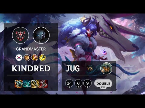 Kindred Jungle vs Olaf - KR Grandmaster Patch 11.3