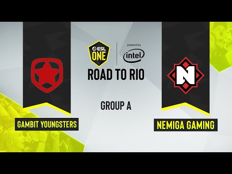 CS:GO - Nemiga Gaming vs. Gambit Youngsters [Dust2] Map 2 - ESL One Road to Rio - Group A - EU