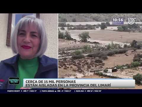 10 mil personas se mantienen aisladas en la Provincia del Limarí tras el sistema frontal