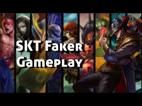SKT Faker Twisted fate vs Syndra Mid Patch 7.9