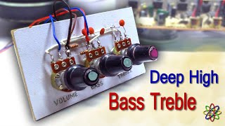 DIY Deep Bass and Treble Volume Controllers - How to make heavy bass and treble for diy amplifier