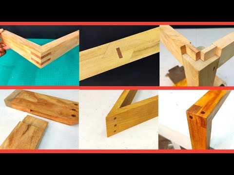 9 Amazing Wood Joinery Techniques #woodworking #joints