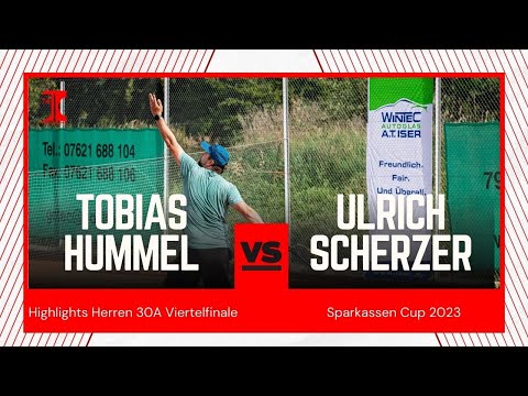 Tobias Hummel gg. Ulrich Scherzer | Match Highlights Sparkassen Cup 2023 Viertelfinale Herren 30A