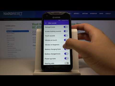 How to Open Vibration Settings in Kyocera DuraForce Pro - Manage Vibrations