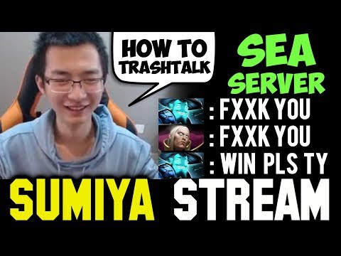 when SUMIYA Trashtalk in SEA Server | Sumiya Facecam Stream Moment #325