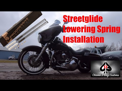 2007 Harley-Davidson Streetglide Progressive Lowering Kit