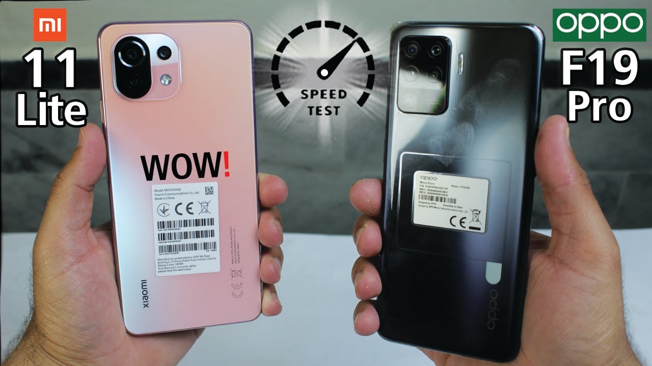 Xiaomi Mi 11 Lite vs Oppo F19 Pro - Speed Test!