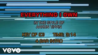 Aaron Tippin - Everything I Own (Karaoke)