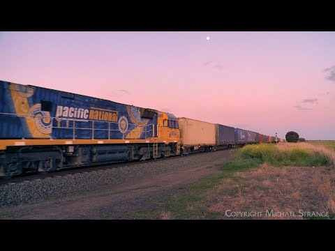 7MP5 Pacific National Freight Train With NR34 "First Nations" (8/10/2022) - PoathTV Railways