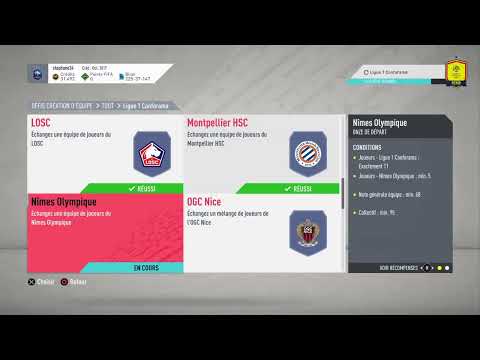 FIFA20 SBC / DCE LIGUE 1 CONFORAMA - NÎMES OLYMPIQUE - SOLUTION PAS CHER