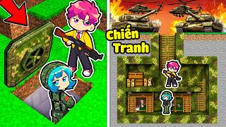 Tôi Xây Hầm An Toàn CHỐNG CHIẾN TRANH Trong Minecraft !? 😱 Tôi Xây Hầm An Toàn CHỐNG CHIẾN TRANH Trong Minecraft !? 😱