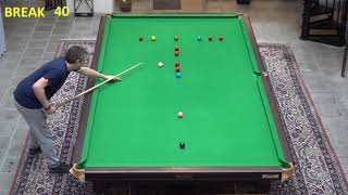 Snooker Challenges - Foxy Brown - 20/03/2020 - 102 Break (15 Browns Total Clearance).
