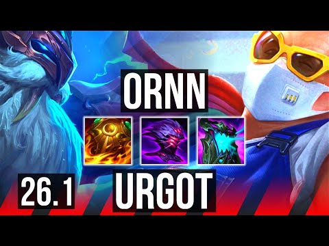 ORNN vs URGOT (TOP) | EUW Master | 26.1
