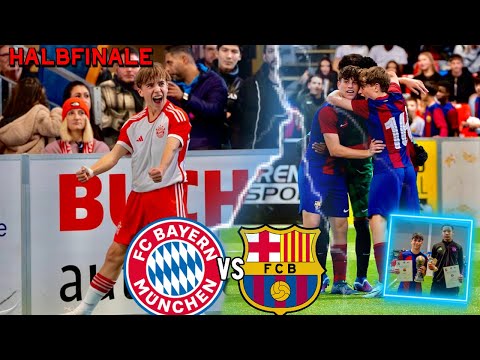 U15 FC Bayern spielt gegen die U15 von FC Barcelona 😱🔥- Beste Spieler Europa 🚨
