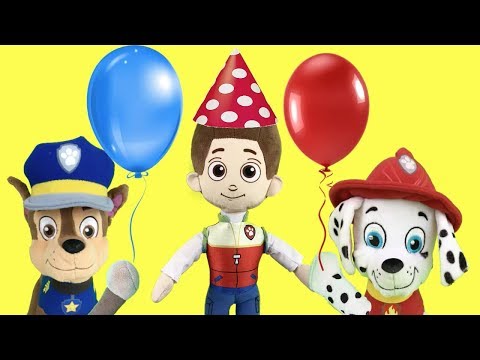 Fiesta de cumpleaños feliz de Ryder de Paw patrol y mas videos de los cachorros de patrulla canina