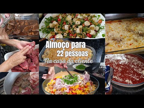 Almoço para 22  pessoas