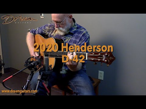 2020 Henderson D-42, Brazilian Rosewood & Red Spruce