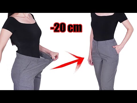 How to downsize pants in the waist easily!