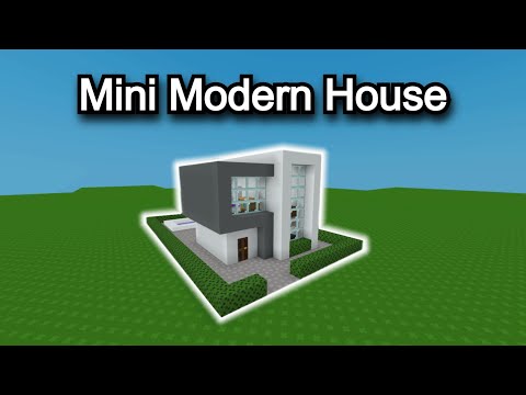 How to make a mini modern house in Bloxd.io