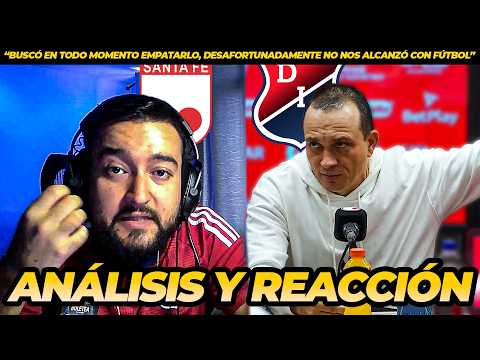 Análisis y reacción rueda de prensa Santa Fe 2 vs 1 Medellín 2026