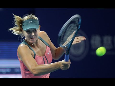 Sharapova vs Halep ● 2012 Beijing (R1) Highlights