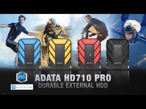 Kietasis diskas Išorinis diskas Adata HD710 Pro USB 3.1 5TB Juodas video