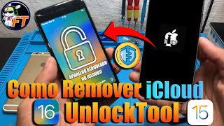 Como Remover iCloud iPhones 6s ao X Com Jailbreak na Unlocktool Com 1 Clique iOS 15.x ao 16.x (2024)